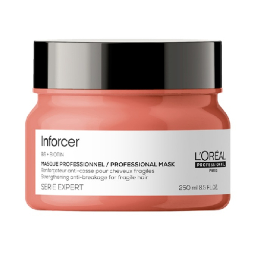 L'oreal Professional Paris Inforcer Masque, 250ml/8.5 fl oz Loreal Professional Paris Inforcer Masque on white background