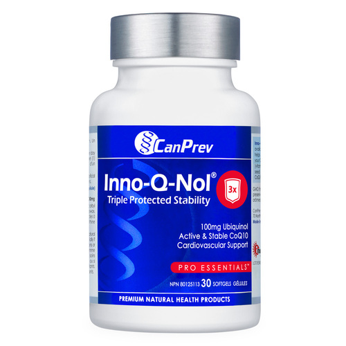 CanPrev Inno-Q-Nol 100mg, 60 capsules CanPrev Inno-Q-Nol 100mg on white background