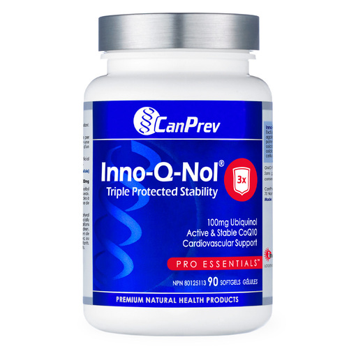 CanPrev Inno-Q-Nol 100mg, 60 capsules CanPrev Inno-Q-Nol 100mg on white background