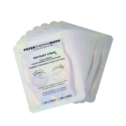 Peter Thomas Roth Instant Firmx Collagen Infusion Tightening Eye Patches, 8 pieces Peter Thomas Roth Instant Firmx Collagen Infusion Tightening Eye Patches on white background