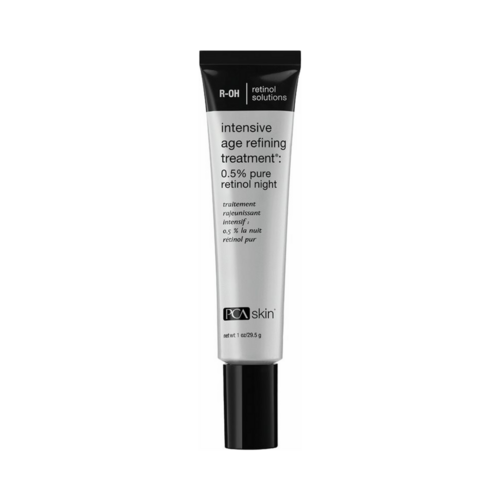 PCA Skin Intensive Age Refining Treatment 0.5% Pure Retinol Night on white background