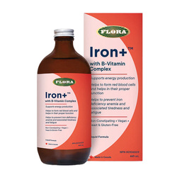 Iron+ Liquid on white background