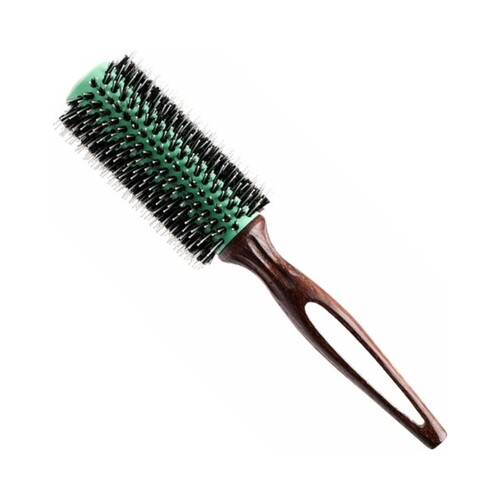 Mint Tools Kaze Mixed Bristle Round Brush 30mm on white background