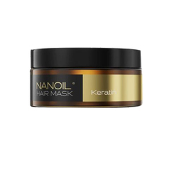 Keratin Hair Mask on white background