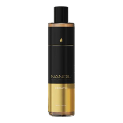 Keratin Micellar Shampoo on white background