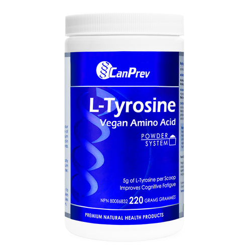 CanPrev L-Tyrosine Vegan Amino Acid on white background