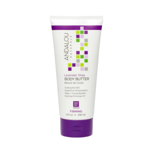 Andalou Naturals Lavender Shea Firming Body Butter, 236ml/7.98 fl oz Andalou Naturals Lavender Shea Firming Body Butter on white background