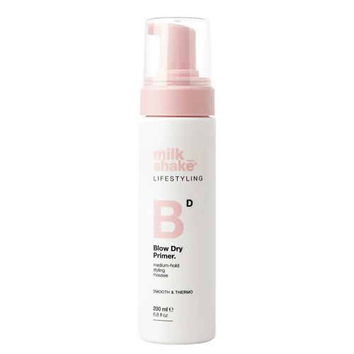 milk_shake Lifestyling Blow-Dry Primer on white background
