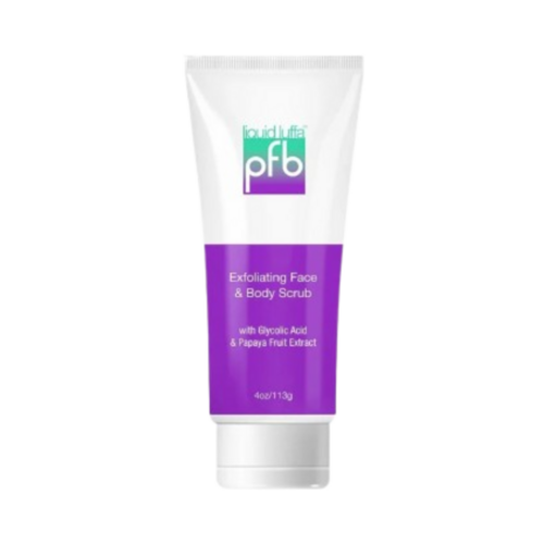 PFB Liquid Luffa Scrub on white background