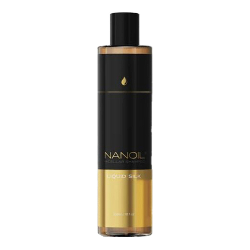 Nanoil  Liquid Silk Micellar Shampoo on white background