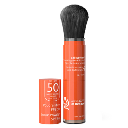 Dr Renaud Loose Powder SPF 50 Broad Spectrum Light, 5.4g/0.19 oz Dr Renaud Loose Powder SPF 50 Broad Spectrum - Dark on white background