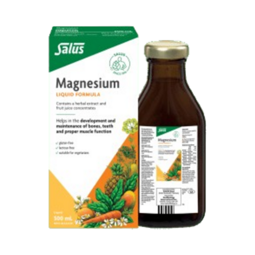 Salus Magnesium Liquid, 500ml/16.91 fl oz Salus Magnesium Liquid on white background