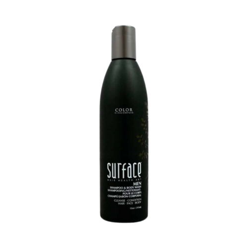 Surface Men Shampoo and Body Wash on white background