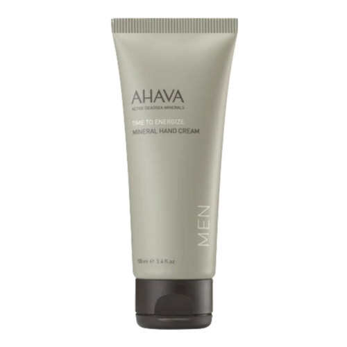 Ahava Men's Mineral Hand Cream, 100ml/3.38 fl oz Ahava Mens Mineral Hand Cream on white background