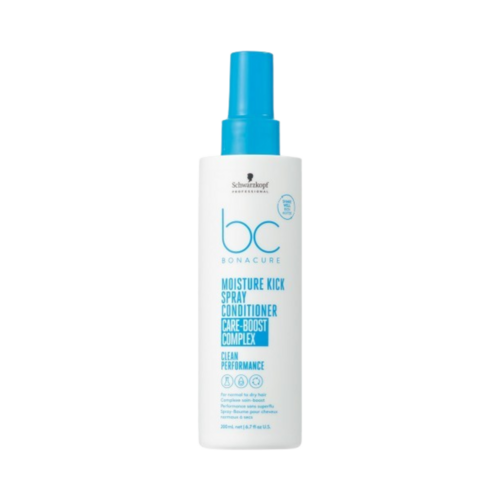 Bonacure Moisture Kick Spray Conditioner on white background