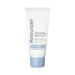 Moisturizer on white background