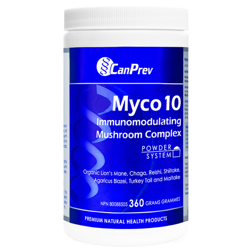 CanPrev Myco10 Powder, 360g/12.7 oz CanPrev Myco10 Powder on white background