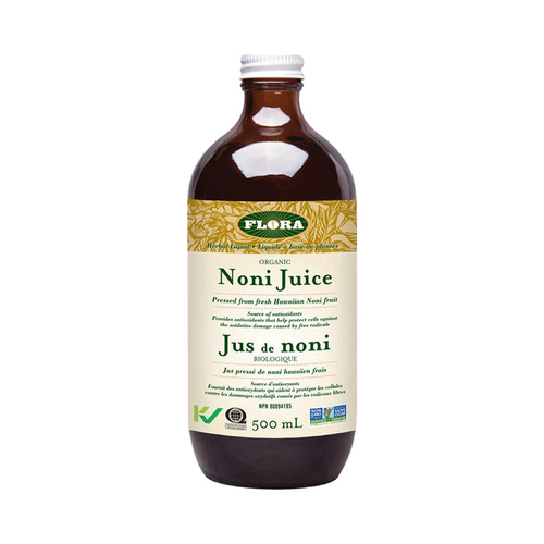 Flora Noni Juice (Fresh Hawaiian), 500ml/16.91 fl oz Flora Noni Juice (Fresh Hawaiian) on white background