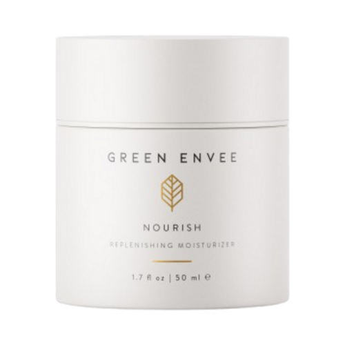 Green Envee Nourish Replenishing Moisturizer on white background