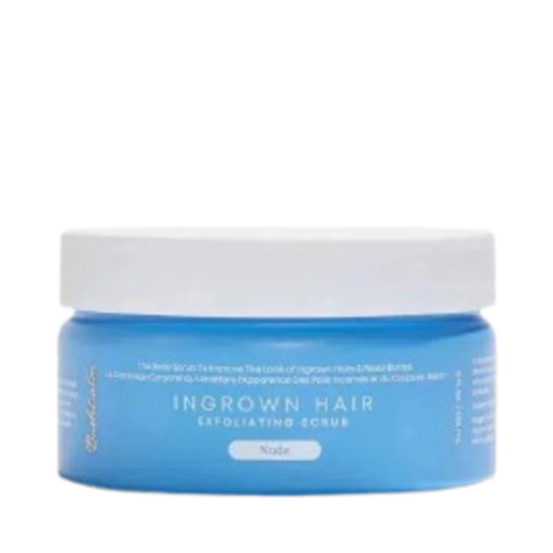 Bushbalm Nude Exfoliating Scrub Ingrown Hair on white background