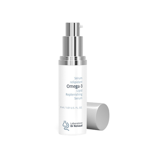 Dr Renaud Omega-3 Lipid Replenishing Serum on white background
