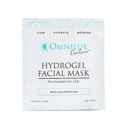 Hydrogel Facial Mask on white background
