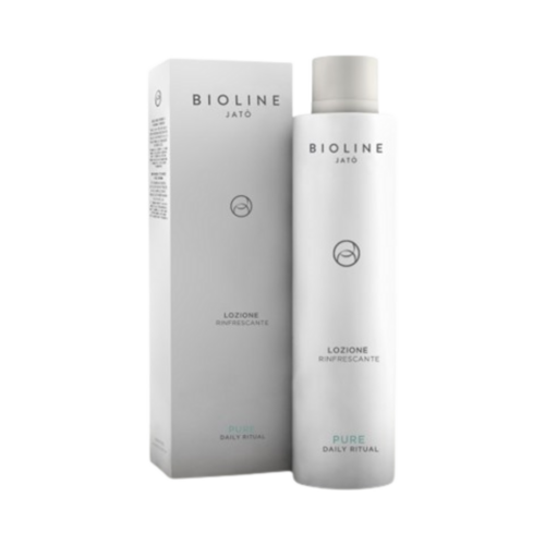 Bioline PURA+ Lotion on white background