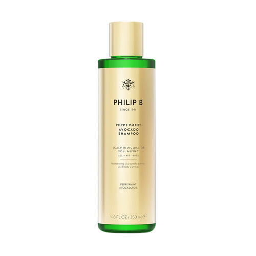 Philip B Botanical Peppermint Avocado Shampoo, 350ml/11.8 fl oz Philip B Botanical Peppermint Avocado Shampoo on white background