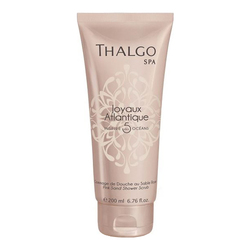 Joyaux Atlantique Pink Sand Shower Scrub on white background