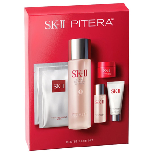 SK-II Pitera Bestsellers Set on white background