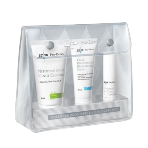 Naturally Yours ProDerm Discovery Kit - Essential Facial Care Routine on white background