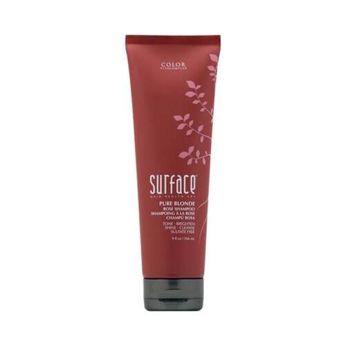 Surface Pure Blonde Rose Shampoo on white background