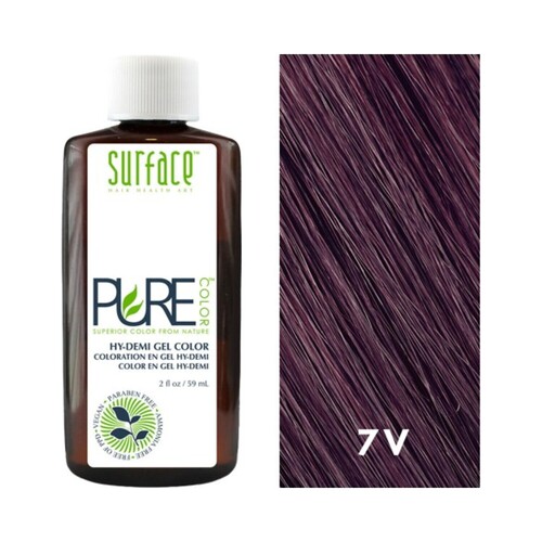 Surface Pure Color 7V Violet Amethyst on white background
