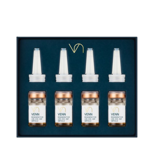 Venn Regenerative 10B-EXO EGF Ampoule, 4 x 5ml/0.17 fl oz Venn Regenerative 10B-EXO EGF Ampoule on white background