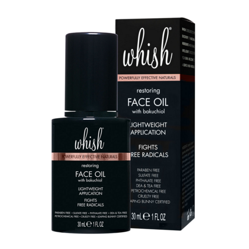 Whish Restoring Face Oil on white background
