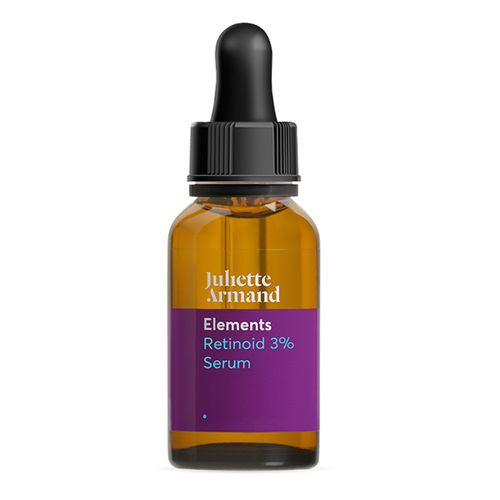 Juliette Armand Retinoid 3% Serum on white background