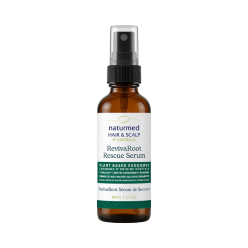 NaturMed RevivaRoot Rescue Serum on white background