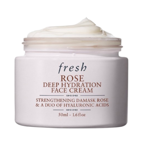 Fresh Rose Deep Hydration Face Cream on white background