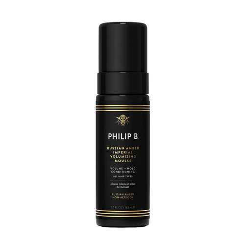 Philip B Botanical Russian Amber Imperial Volumizing Mousse on white background
