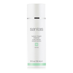 Lemon Cream Cleanser on white background