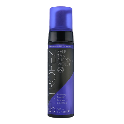 St Tropez Tan Self Tan Supreme Violet Bronzing Mousse on white background