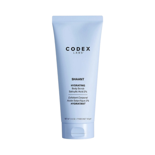 Codex Shaant Hydrating Acne Body Scrub, 100ml/3.38 fl oz Codex Shaant Hydrating Acne Body Scrub on white background