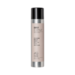 Simply Dry Shampoo on white background