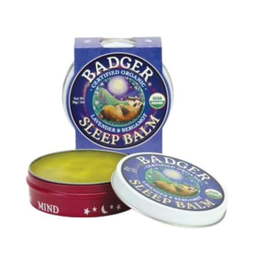 Badger Balms Sleep Balm, 56g/1.98 oz Badger Balms Sleep Balm on white background