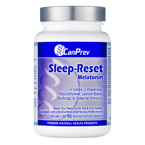 CanPrev Sleep-Reset Melatonin, 90 capsules CanPrev Sleep-Reset Melatonin on white background