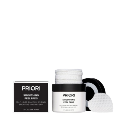 Priori Smoothing Peel Pads on white background