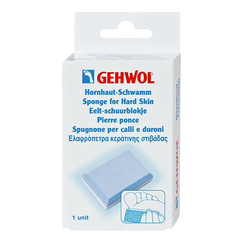 Gehwol Sponge for Hard Skin, 1 piece Gehwol Sponge for Hard Skin on white background