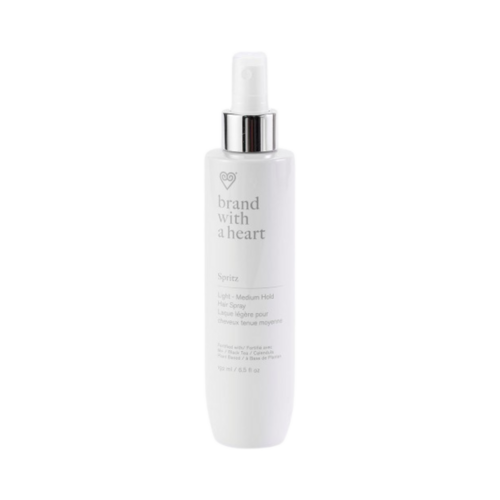 Brand With A Heart Spritz Non-Aerosol Hairspray on white background