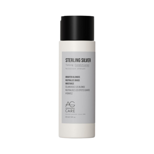 AG Care Sterling Silver Toning Conditioner, 237ml/8.01 fl oz AG Care Sterling Silver Toning Conditioner on white background