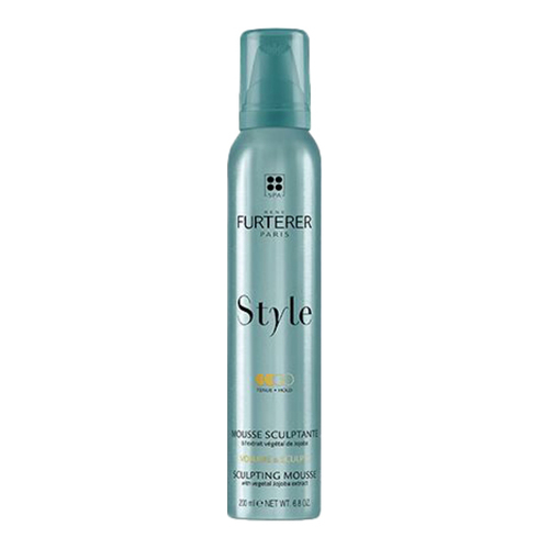 Rene Furterer Style Mousse on white background